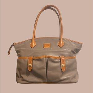 Dooney and Bourke Taupe Shoulder Bag EUC